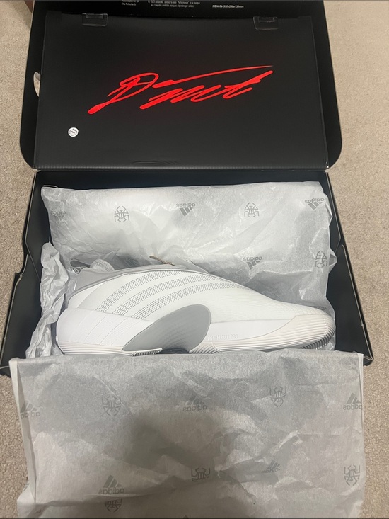 adidas Other - adidas Men's White Sneakers with Light Gray Accents